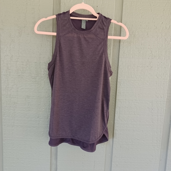 Sweaty Betty Compound Jersey Tank Size S In Aubergine Marl Women Pull On - Picture 4 of 11